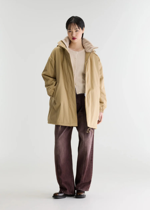 Abrigo BELLEROSE camel