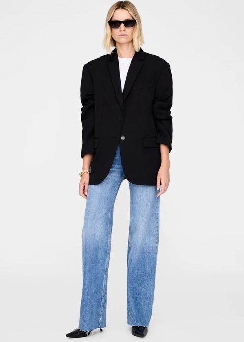 Americana Anine Bing negro cashemere