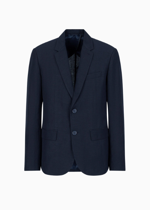 Americana ARMANI azul marino lino