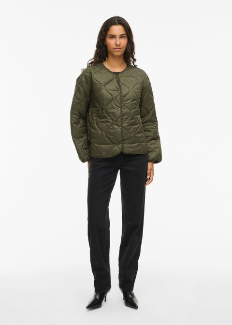 Cazadora VILA verde acolchada