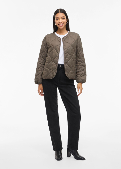 Cazadora VILA marrón acolchada