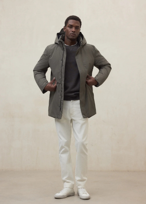 Abrigo ECOALF parka 3/4 impermeable