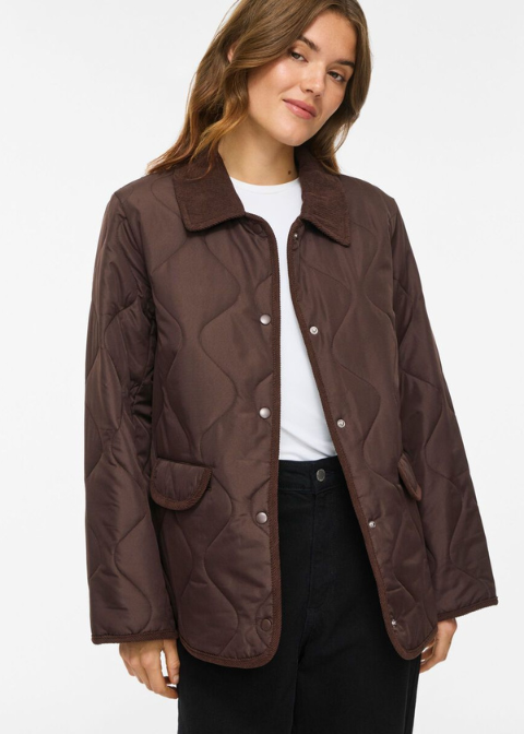 Chaqueta VILA acolchada con cuello de camisa