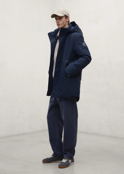 Abrigo ECOALF azul marino