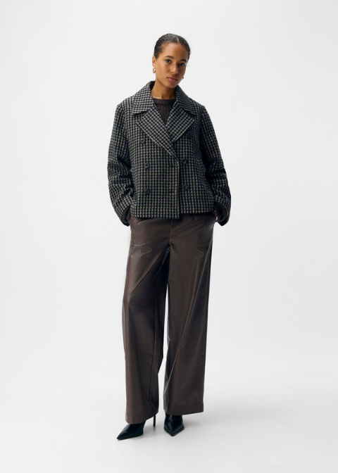 Chaquetón OBJECT pata de gallo