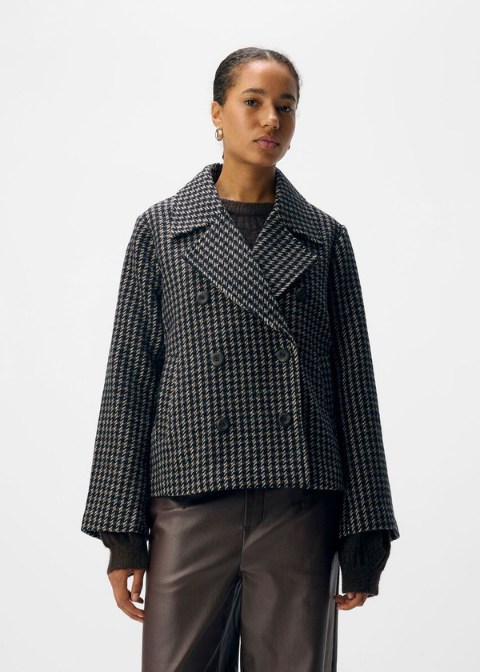 Chaquetón OBJECT pata de gallo