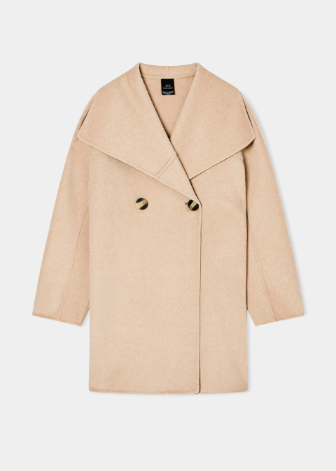 Abrigo ARMANI camel overside