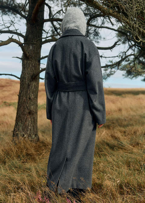 Abrigo OBJECT paño largo