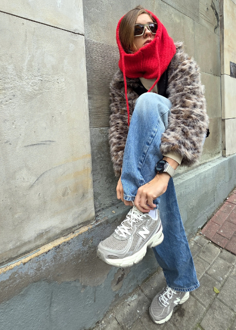 Cazadora NOISY beige animal print