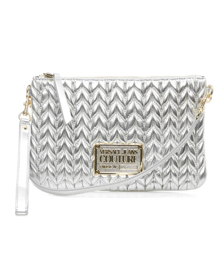 Bolso clutch plateado