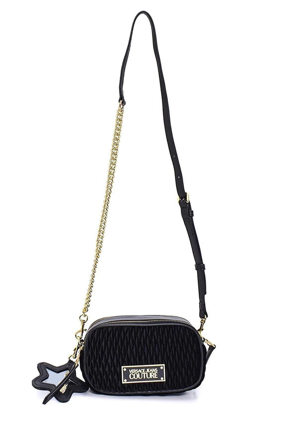 Bolso negro acolchado