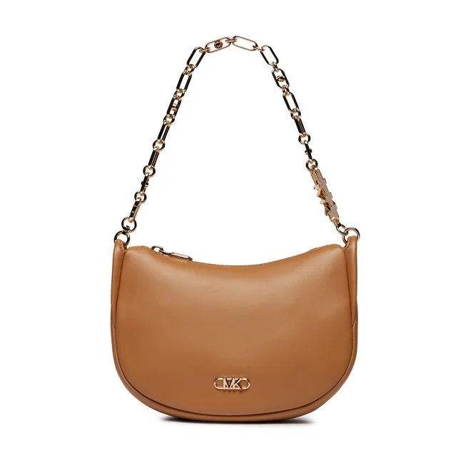 Bolso plano piel camel