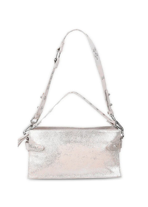 Bolso plata desgastado