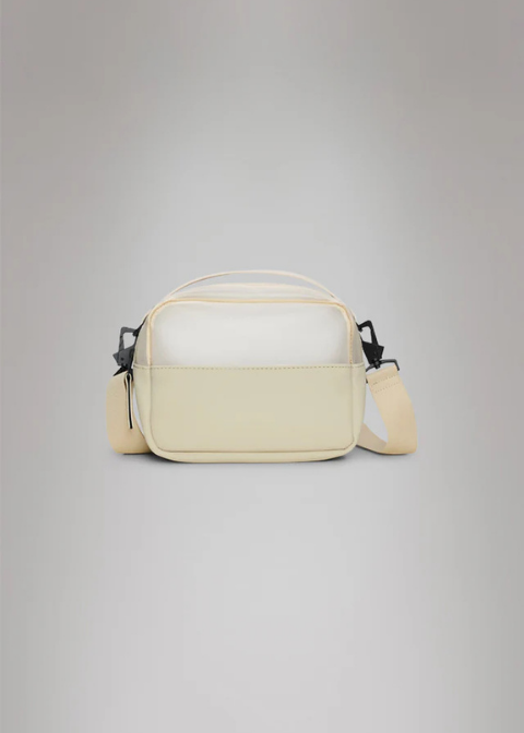 Bolso beige transparente pequeño