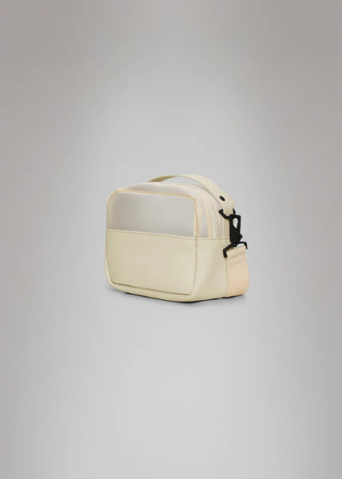 Bolso beige transparente pequeño