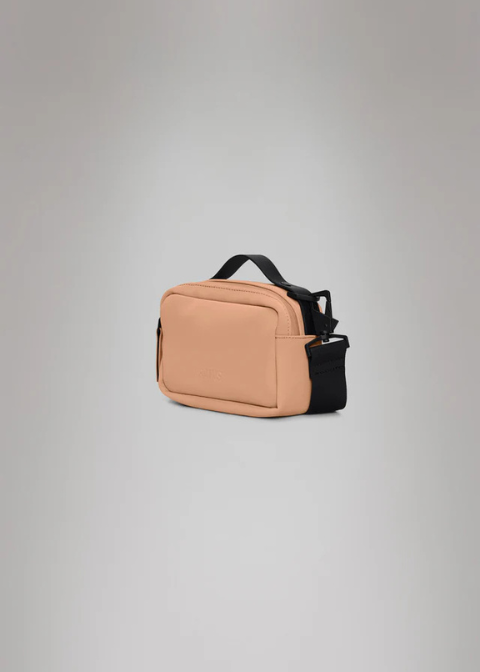 Bolso naranja pastel microbandolera