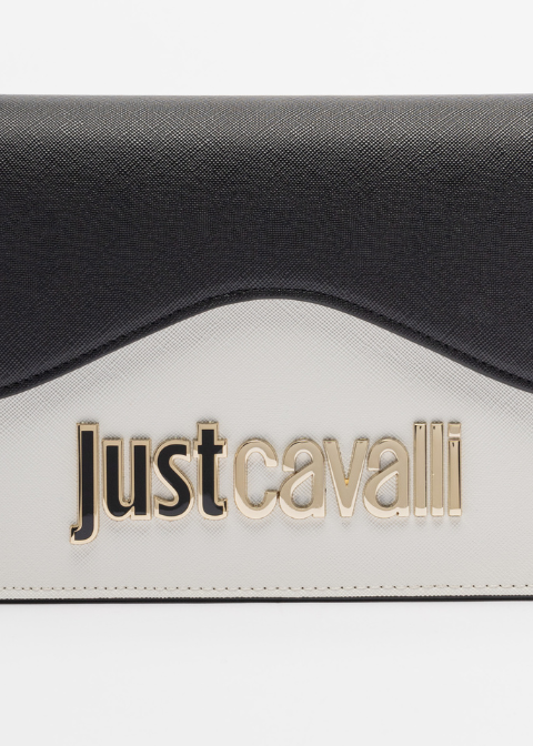 Bolso JUST CAVALLI blanco y negro