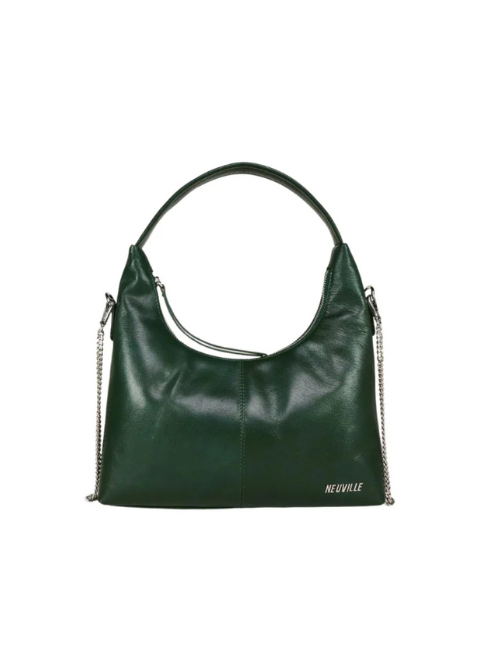 Bolso NEUVILLE verde liso
