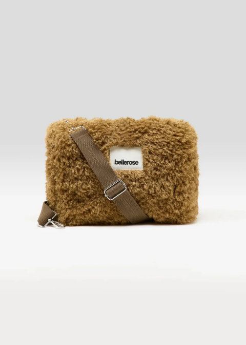 Bolso BELLEROSE marrón mediano
