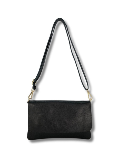 Bolso MARTINA K negro baguette piel