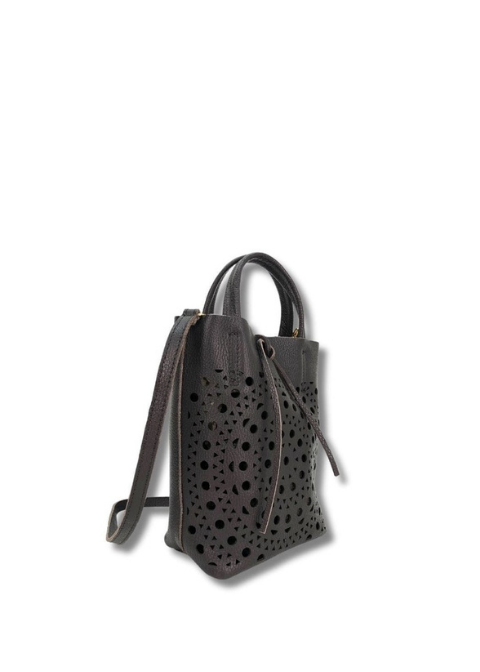 Bolso MARTINA K gris topo mini piel