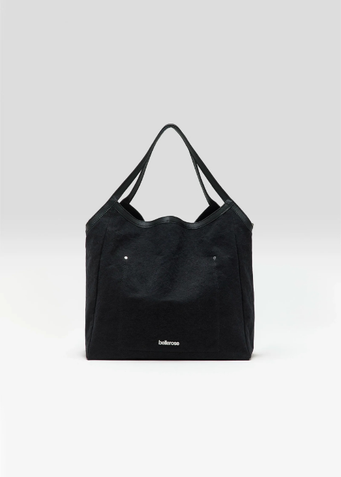 Bolso BELLEROSE negro lona