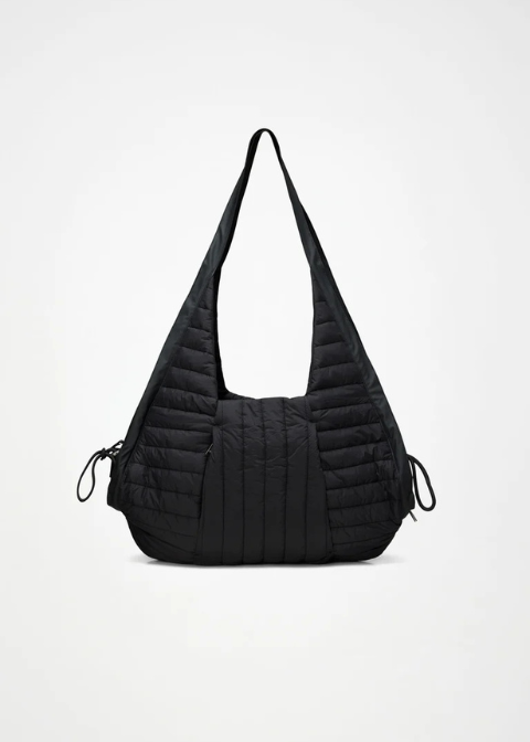 Bolso RAINS negro acolchado asas xl