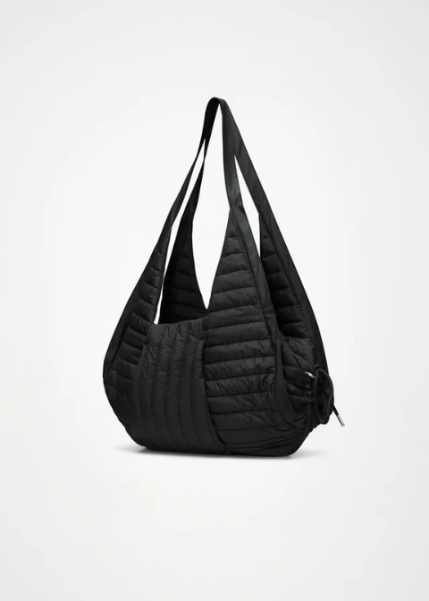 Bolso RAINS negro acolchado asas xl