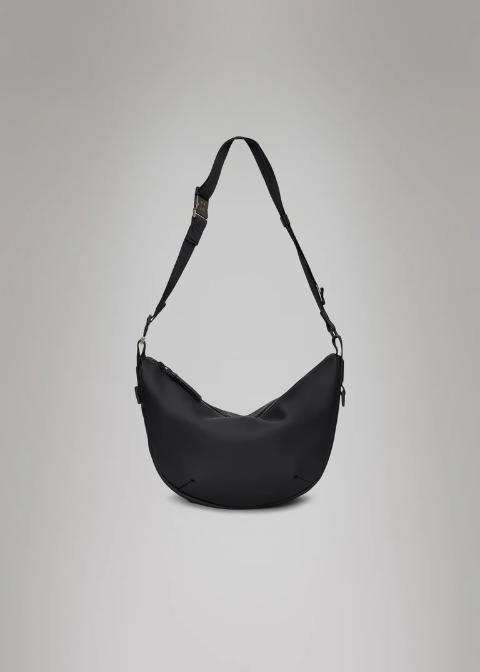 Bolso RAINS negro ovalado