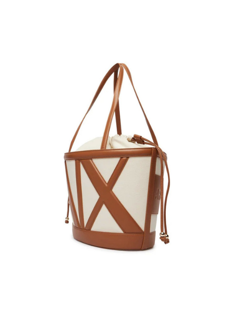 Bolso ARMANI capazo detalle marróm doble asa