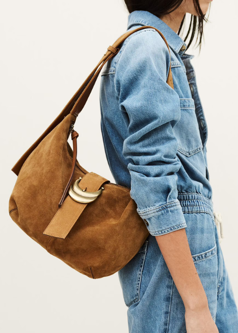 Bolso BA&SH camel ante
