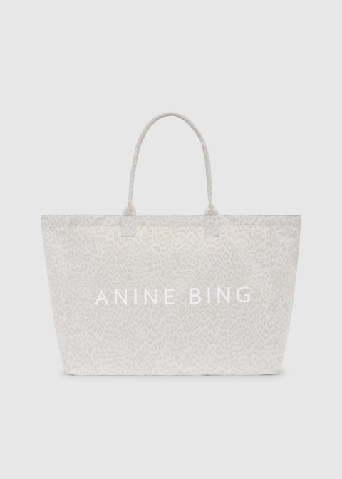 Bolso ANINE BING crudo print lona