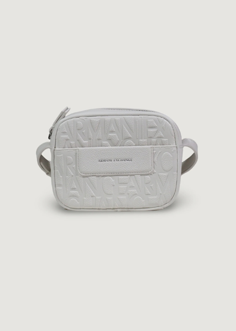 Bolso ARMANI EXCHANGE blanco pequeño bandolera