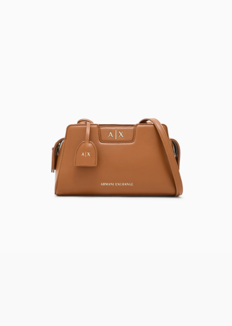 Bolso ARMANI EXCHANGE marrón pequeño bandolera
