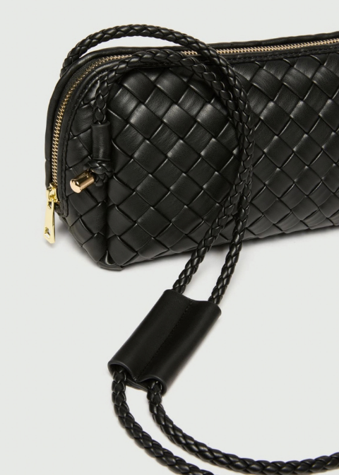 Bolso EMME MARELLA negro trenzado