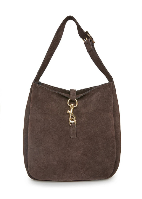 Bolso bandolera BSB marrón antelina