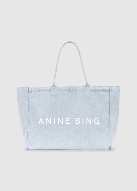 Bolso ANINE BING azul claro vaquera