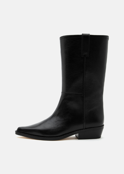 Bota MICHAEL KORS negra cowboy