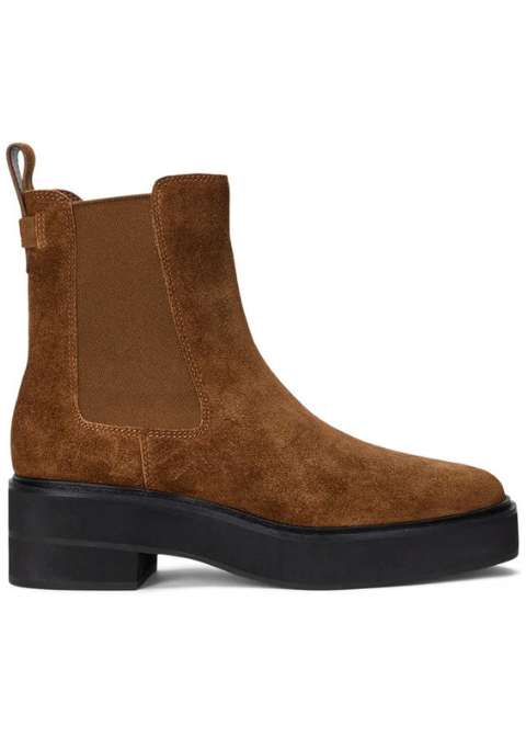 Botin Chelsea Ralph Lauren marrón ante