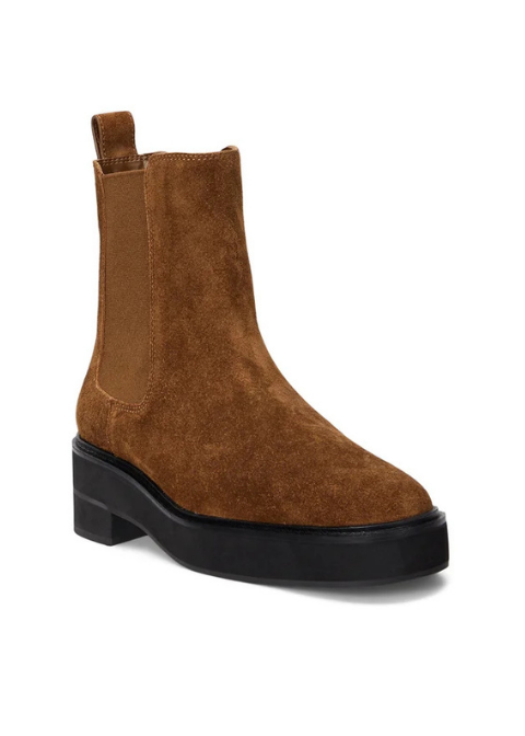 Botin Chelsea Ralph Lauren marrón ante