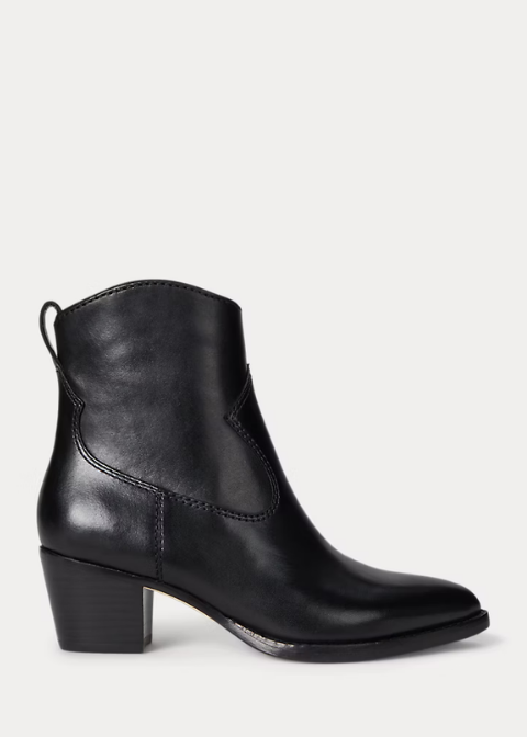 Botin RALPH LAUREN tacón cremallera