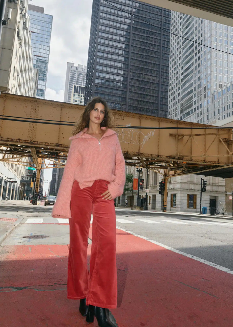 Pantalón MOS MOSH rojo pana