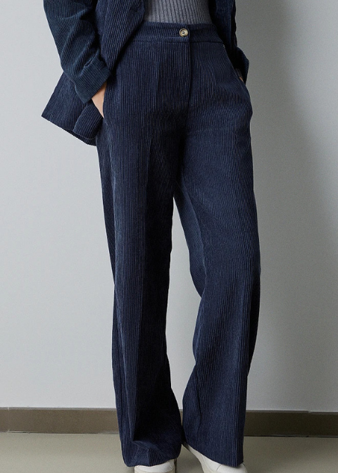 Pantalón BSB azul marino pana