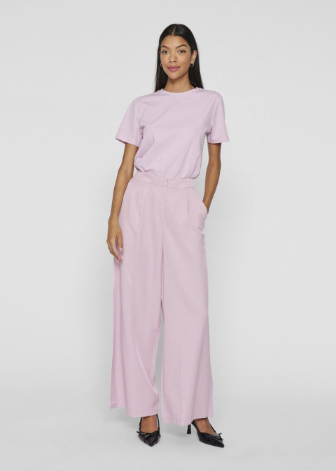 Pantalón VILA rosa palo
