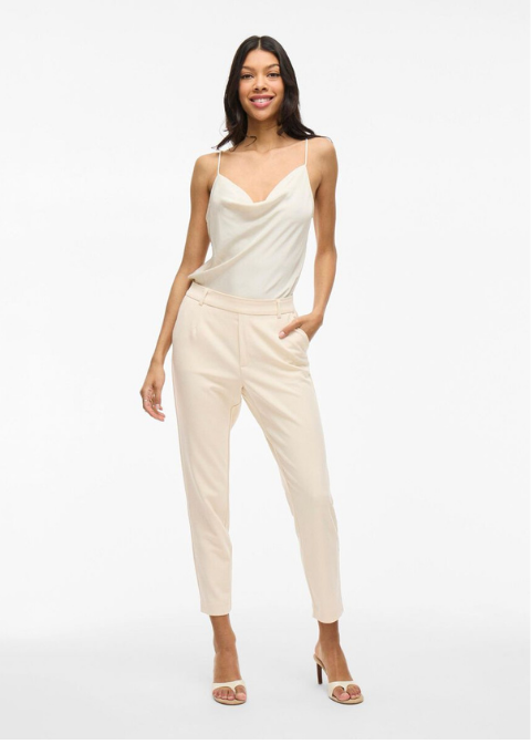 Pantalón VILAbeige slim