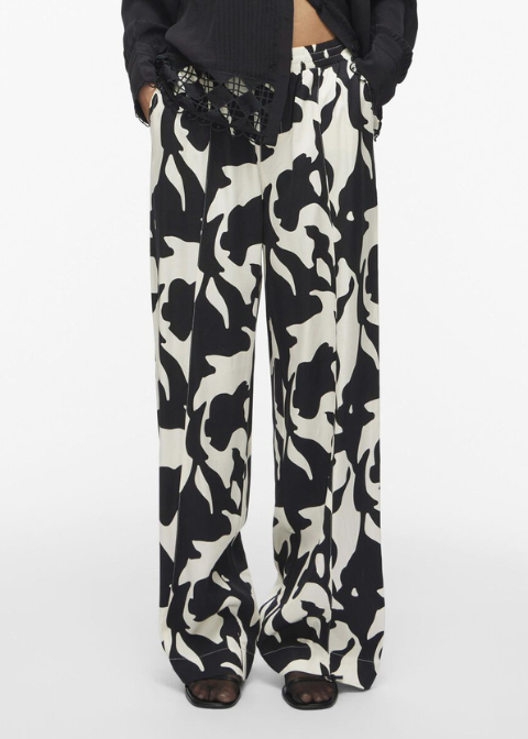 Pantalón ROUGE EDIT recto estampado