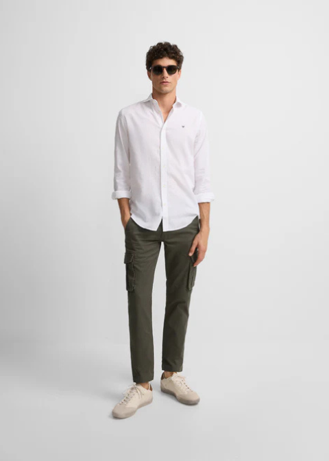 SILBON. Pantalón 131118 verde caqui cargo C·CAQT·48