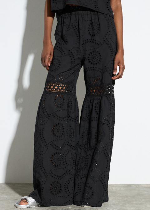 Pantalón BSB negro calado