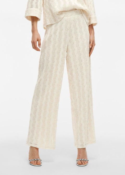 Pantalón VILA crudo relieve