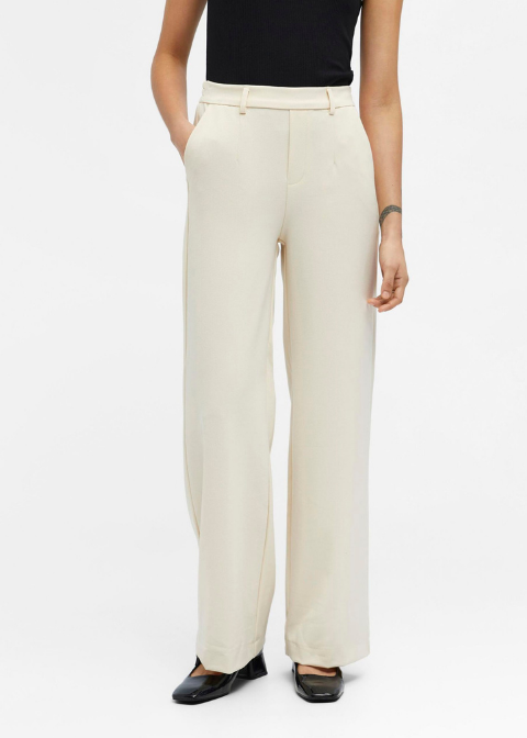 Pantalón OBJECT blanco ancho